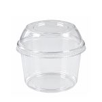 PET Round Containers + Lids