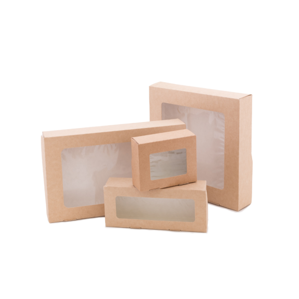 paper package with window