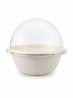 Biodegradable Sugarcane Ice Cream Bowl - Image 2