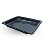 Black Rectangular Plastic Container