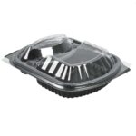 Black Microwave Containers With Compartments - Image 2