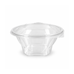 Transparent Round Bowls with Lids