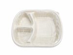 Biodegradable Sugarcane Tray With Lid - Image 2